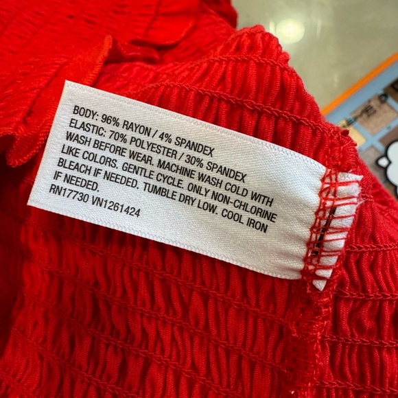 Red Summer or Winter layering Kids Art Class tank top - Picture 4 of 4